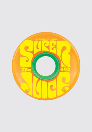 OJ SUPER JUICE GREEN 78A SKATEBOARD WHEELS 60MM - ORANGE