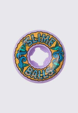 FISH BALLS SPEED BALLS PURPLE 99A SKATEBOARD WHEELS 54MM - PURPLE