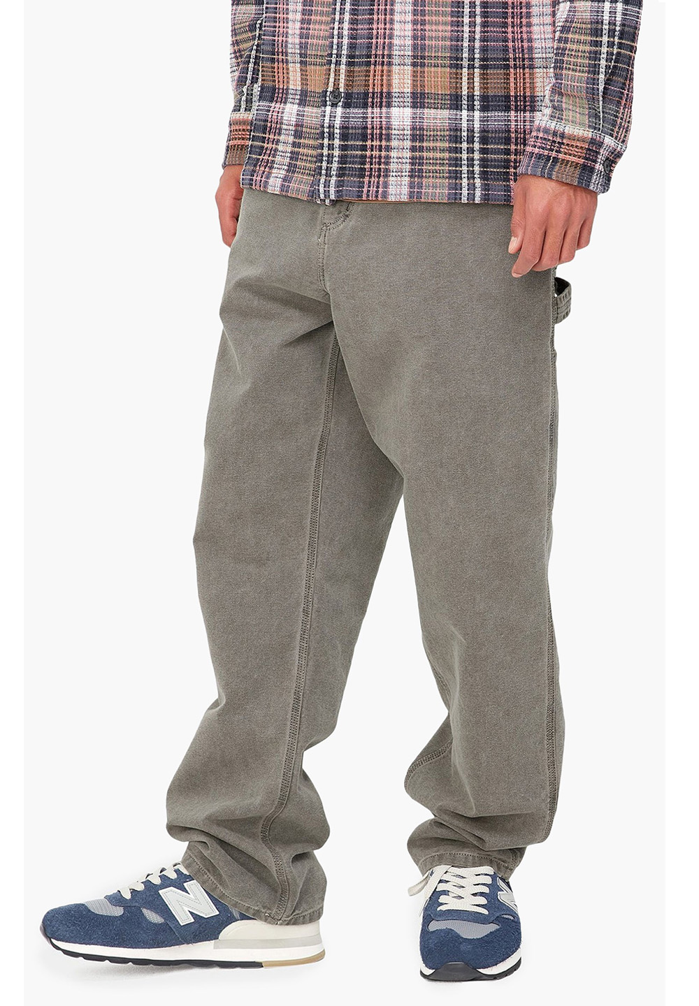CARHARTT WIP SINGLE KNEE PANT - BLACK FADED - Image 4